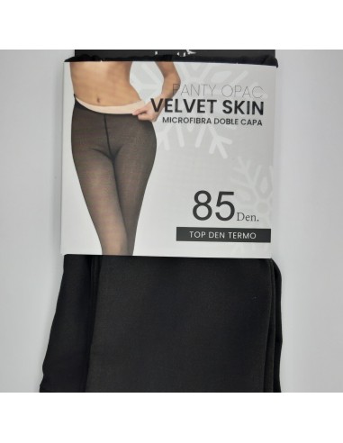 Medias Panty doble capa 85 DEN opaco