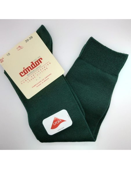 Calcetín alto liso Condór Talla 12