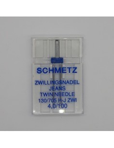 Aguja máquina gemela Jeans SCHMETEZ talón plano