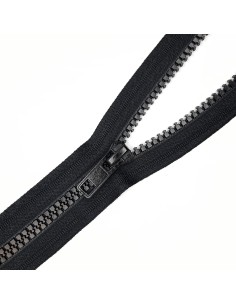 Cremallera por metros inyectada malla 10 mm negra