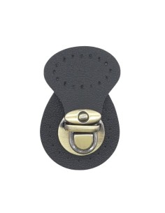 Cierre imán con piel