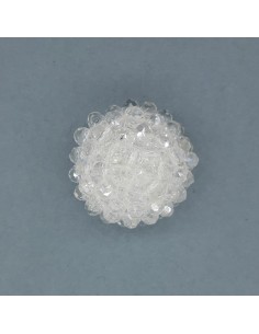 Botón fantasía piedras cristal