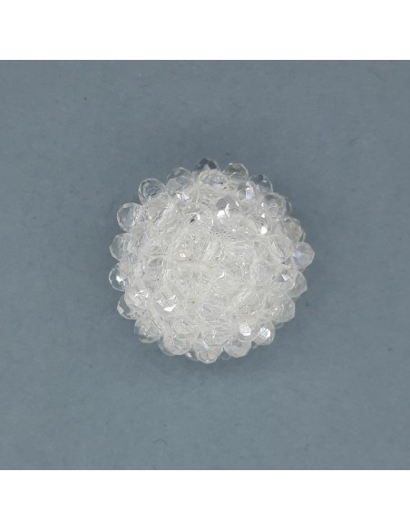 Botón fantasía piedras cristal