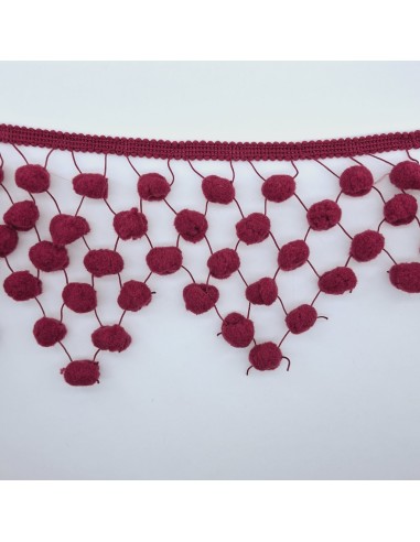 Fleco madroño picos 11 cm Fucsia