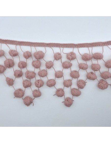 Fleco madroño picos 11 cm Rosa Palo