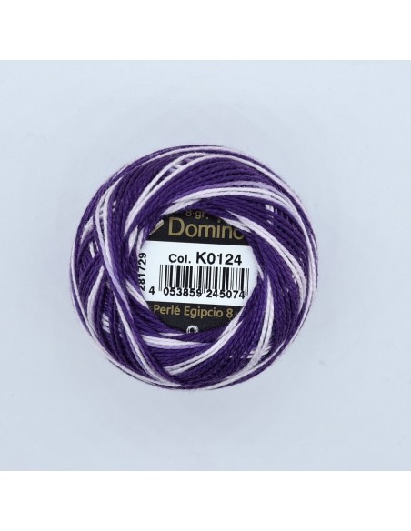 Hilo matizado nº 8 Dominó de 10 gramos