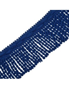 Fleco rapacejo algodón azul marino de 6 cms