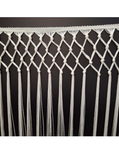 Fleco enrejado crudo de 30 cms