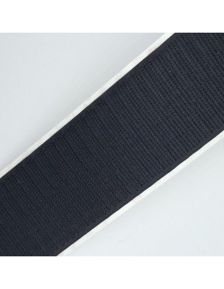 Velcro adhesivo negro 5 cms macho (gancho)