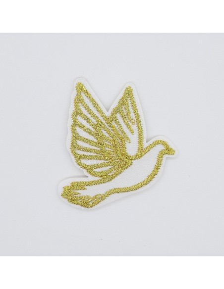 Aplique motivo religioso paloma 3,5 x 3,5 cms