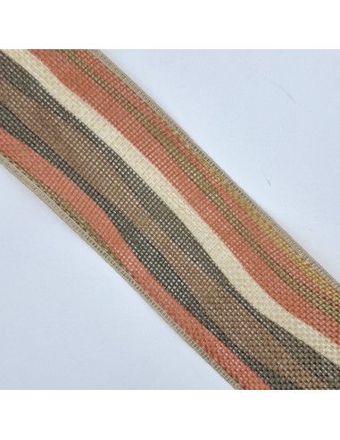 Cinta yute estampada con dibujo de ondas ideal para remates