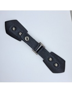 Trabilla polipiel negra | Mercería Alfambra