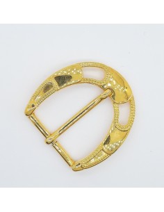 Hebilla dorada metálica 3 cms | Mercería Alfambra