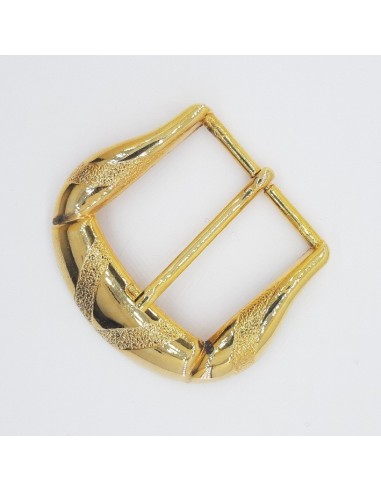 Hebilla dorada metálica 4 cms | Mercería Alfambra
