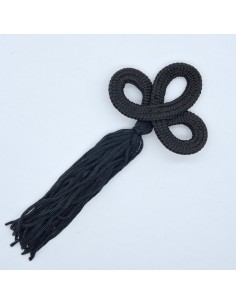 Carapela con borla negro | Mercería Alfambra