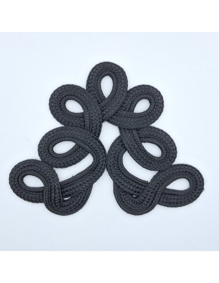 Aplicación pasamanería negro | Mercería Alfambra