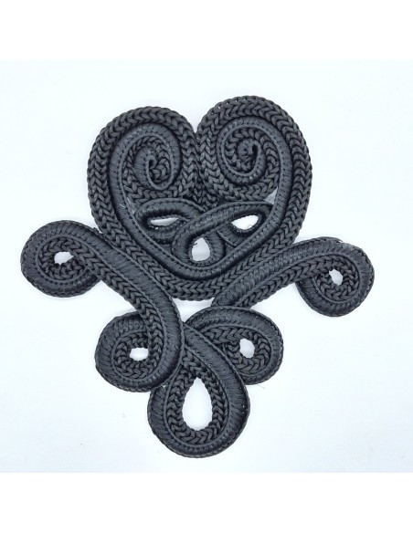 Aplicación pasamanería negro | Mercería Alfambra