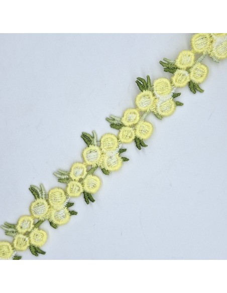 Galón flores guipur color | Mercería Alfambra