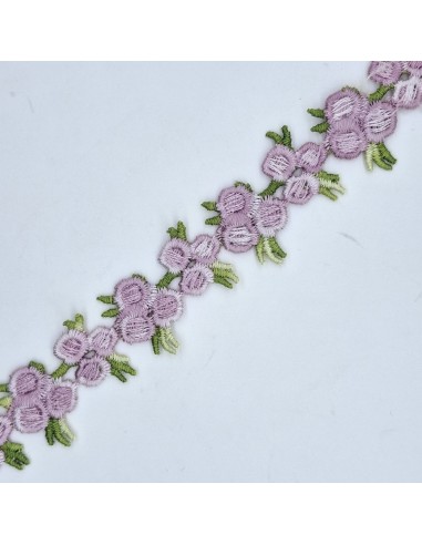 Galón flores guipur color | Mercería Alfambra