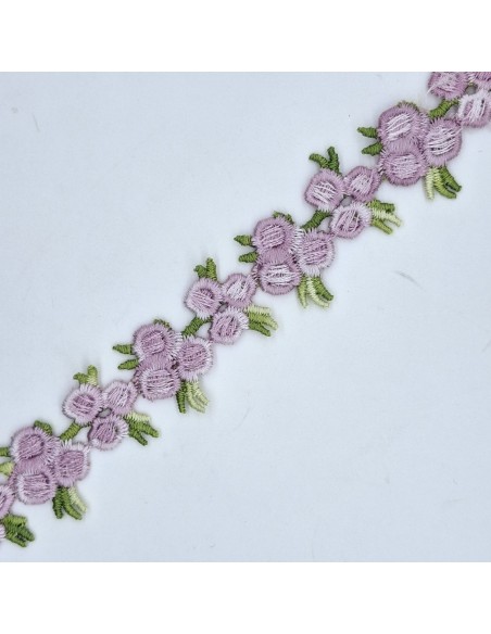 Galón flores guipur color | Mercería Alfambra