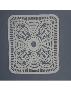 Aplique guipur blanco roto | Mercería Alfambra