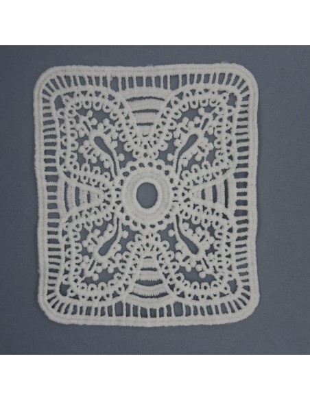 Aplique guipur blanco roto | Mercería Alfambra