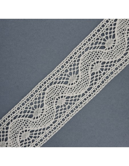 Encaje bolillo y entredos blanco | Mercería Alfambra