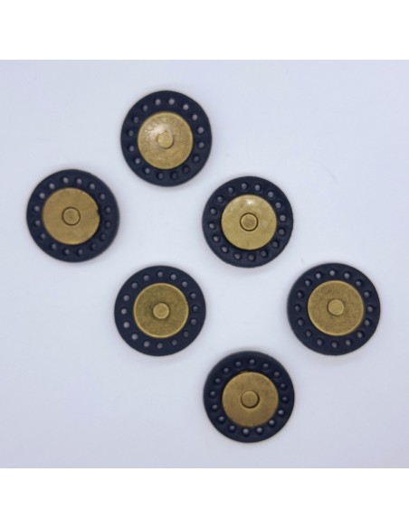 Broche Cierre imán con piel  | Mercería Alfambra