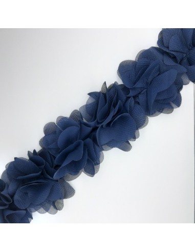 Tira flores organdí | Mercería Alfambra