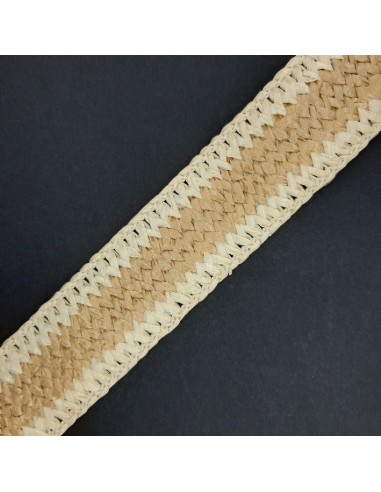 Pasamanería Rafia 38mm | Mercería Alfambra