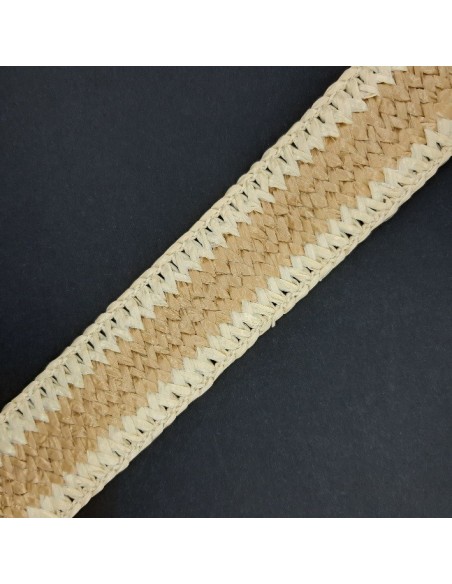 Pasamanería Rafia 38mm | Mercería Alfambra