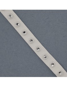 Galón Strass Elástico 10 mm | Mercería Alfambra
