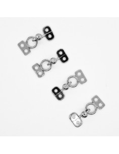 Corchete decorativo negro | Mercería Alfambra