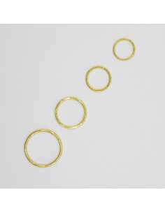 Anilla metálica dorada | Mercería Alfambra