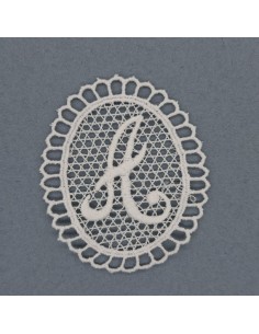 Letra Medallón Guipur | Mercería Alfambra 2