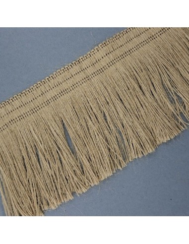 Fleco yute color natural de 10 cms | Mercería Alfambra