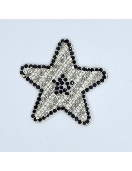Aplique cristal termoadhesivo estrella | Mercería Alfambra