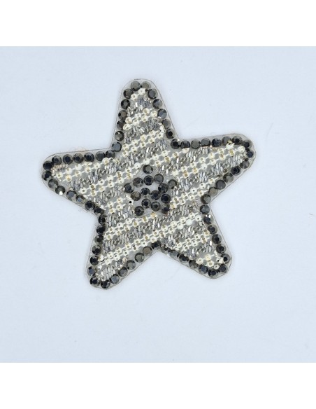 Aplique cristal termoadhesivo estrella | Mercería Alfambra