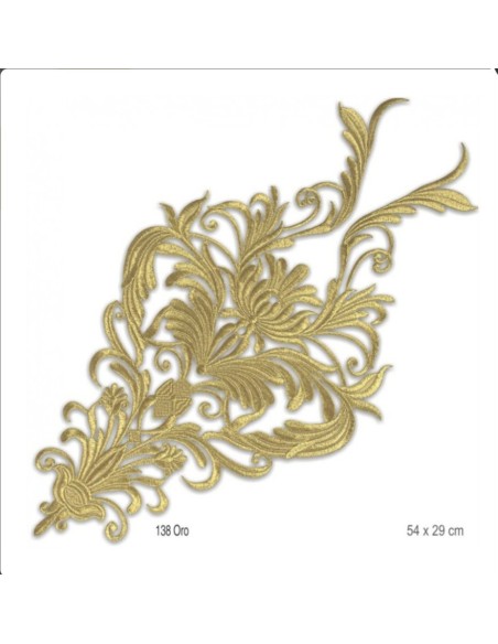 Aplicación dorada metalizada  | Mercería Alfambra