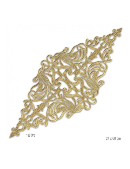 Aplicación dorada metalizada termoadhesiva   | Mercería Alfambra