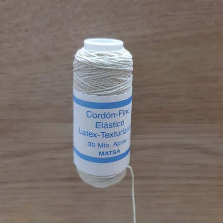 Bobina hilo elástico resistente beige