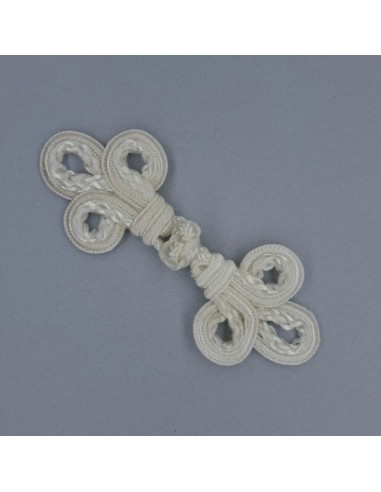 Alamar pasamanería blanco.