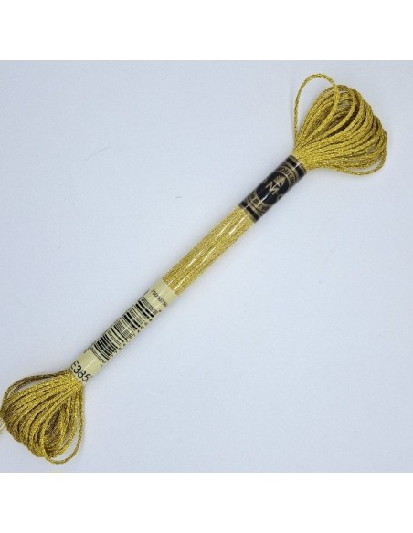 Madeja Hilo DMC Metalizado dorado oscuro color E3852