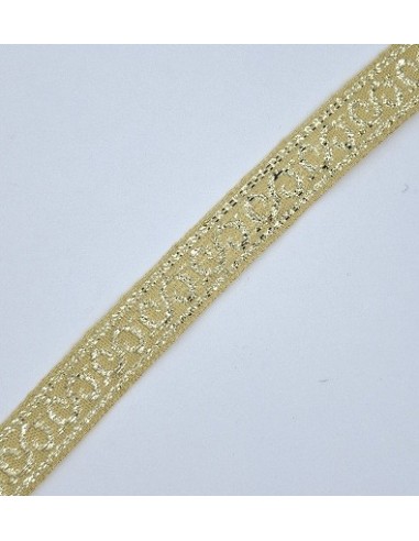 Galón dorado metalizado 15mm.