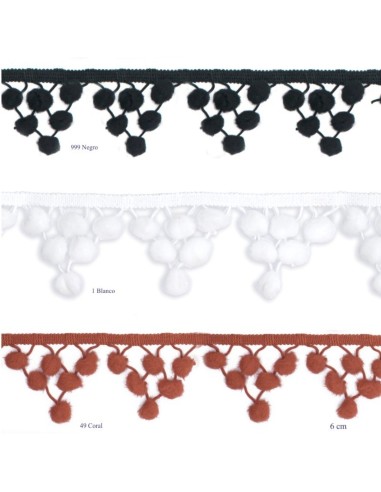 Madroño picos 5,5 cm decorativo | Mercería Alfambra