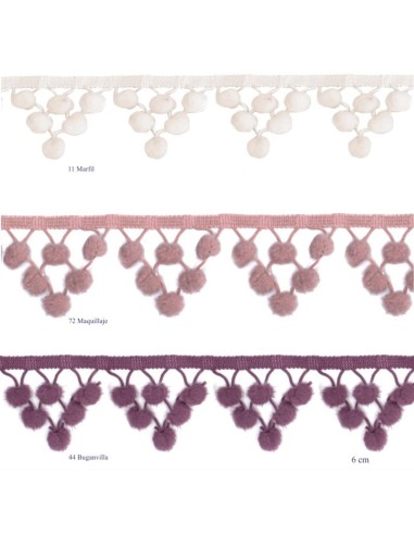 Madroño picos 5,5 cm decorativo | Mercería Alfambra