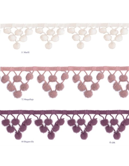 Madroño picos 5,5 cm decorativo | Mercería Alfambra