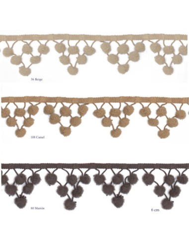 Madroño picos 5,5 cm decorativo | Mercería Alfambra