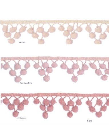 Madroño picos 5,5 cm decorativo | Mercería Alfambra