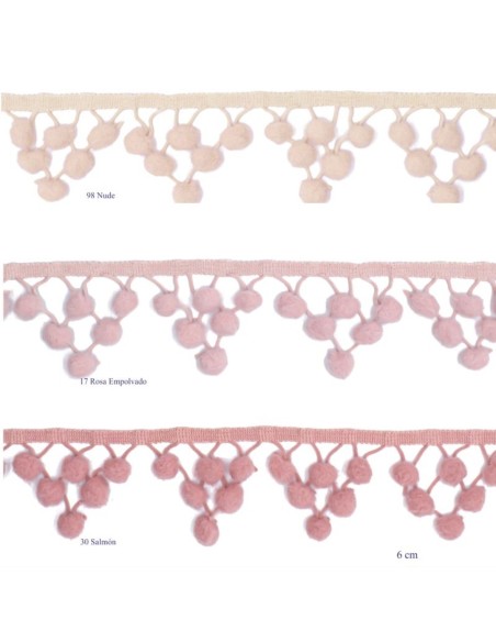 Madroño picos 5,5 cm decorativo | Mercería Alfambra